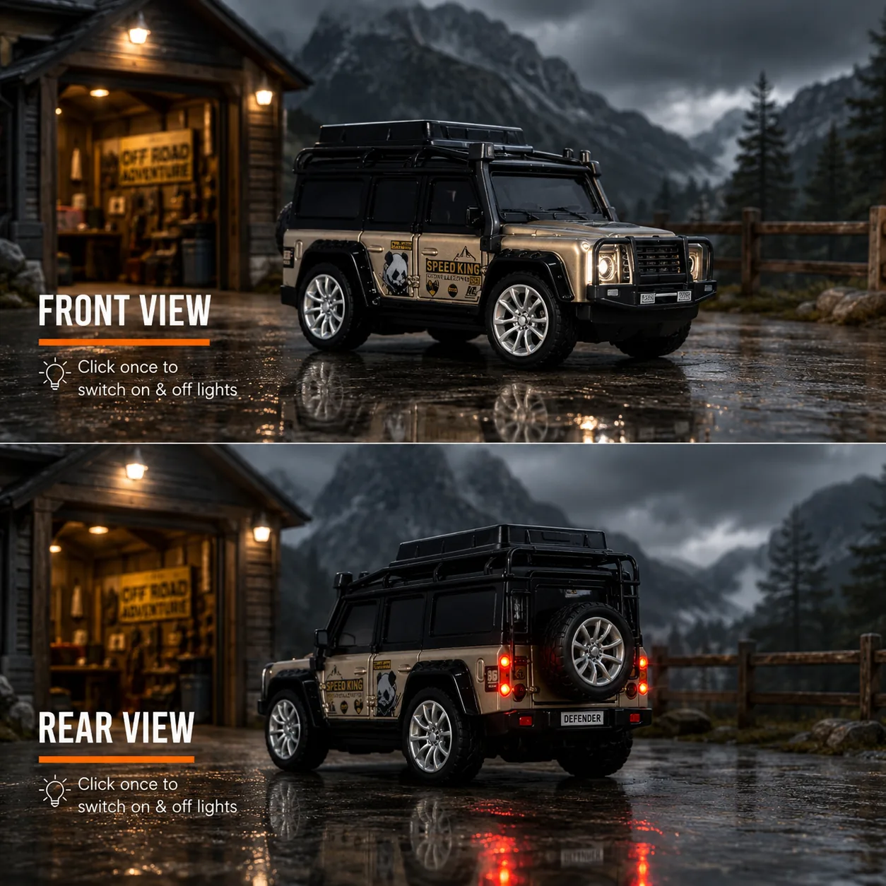 Mini Land Rover view 3