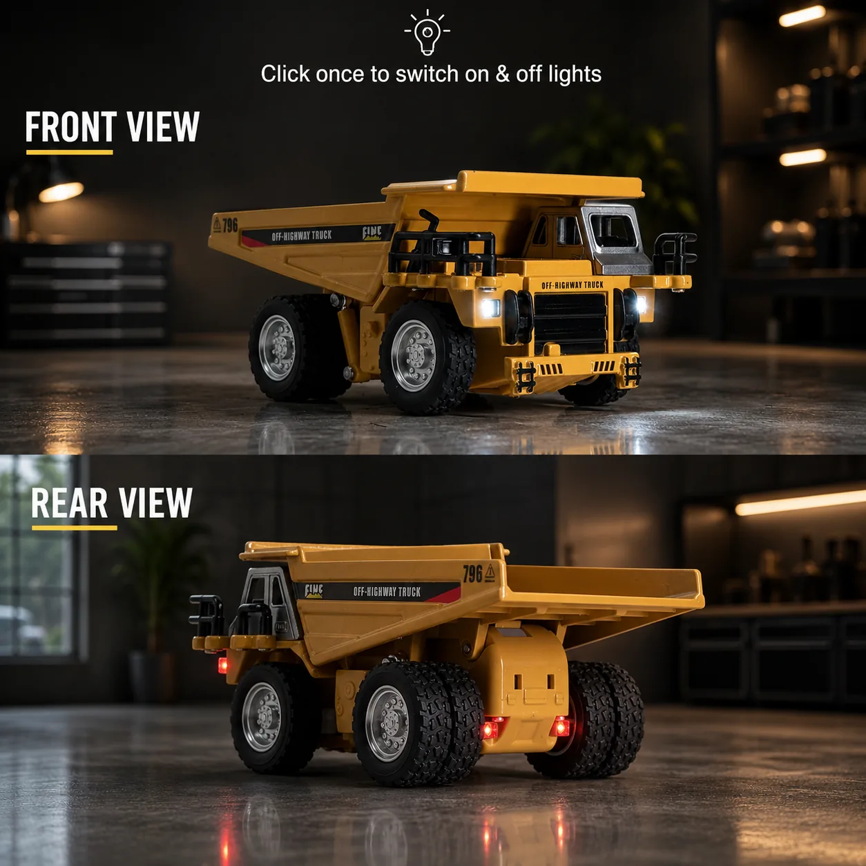 Heavy Duty Mining Truck view 3