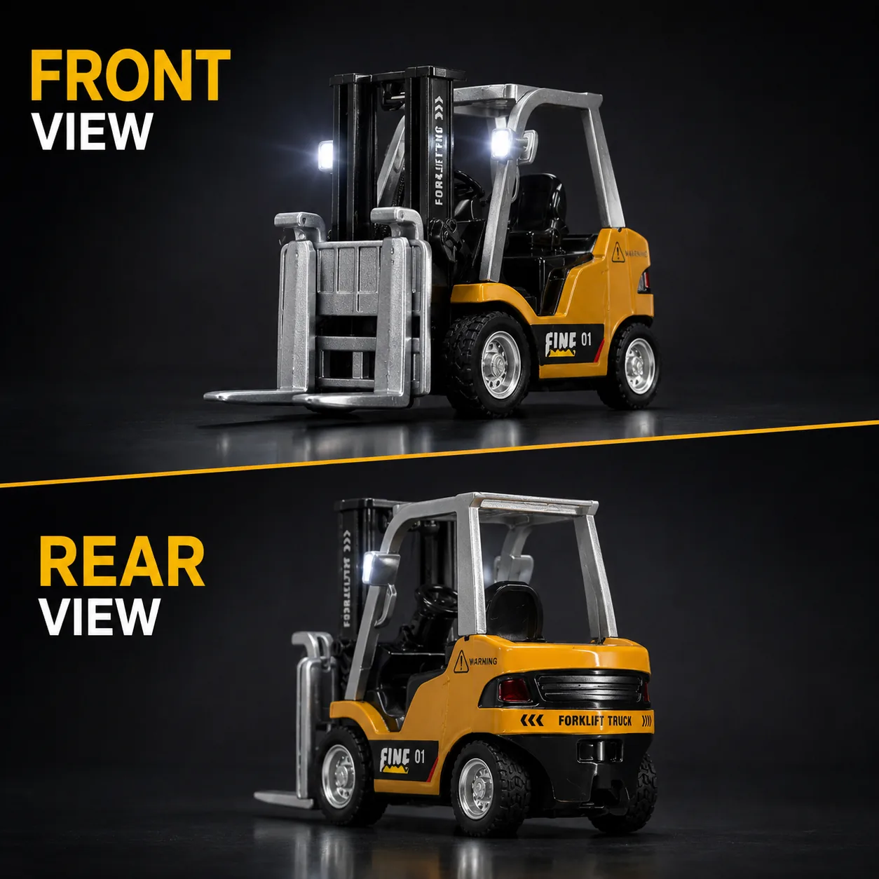 Mini RC Forklift view 3