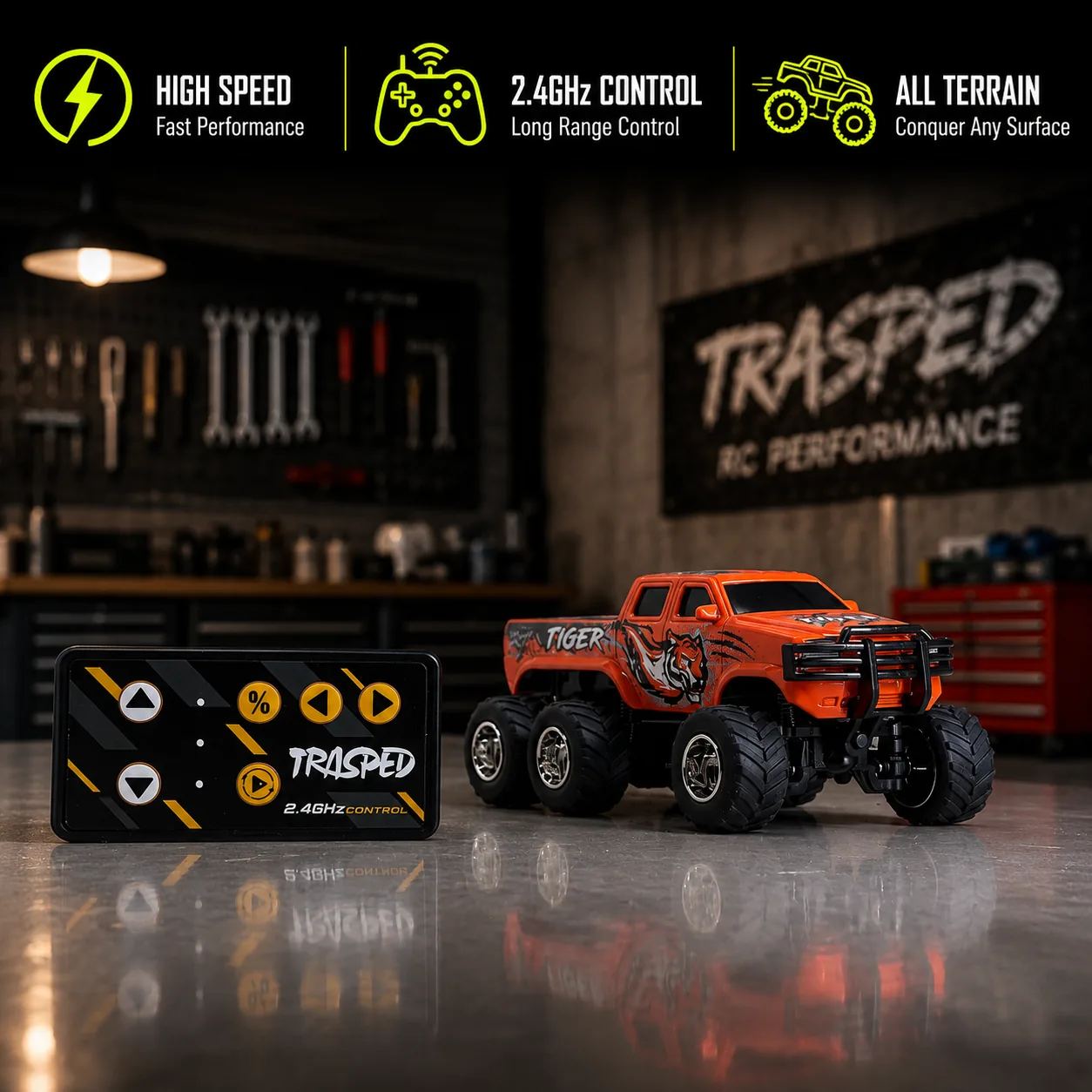 Tiger Monster Truck view 2