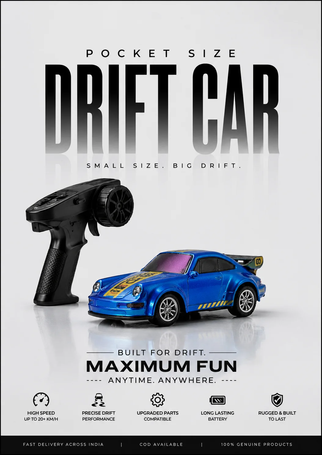 PRC pocket-size drift car — small size, big drift